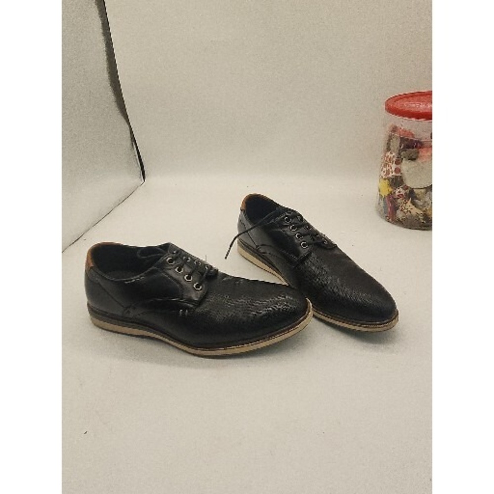 Bruno Mare New York Black Oxford No Tie Memory Foam Men's Size 7